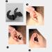 Rhino Horn Design Ear Plugs Waterproof Reusable Ear Protector for Adult Teen Student Showering Bathing Surfing 2PC 3 Layer Ear Protector Black - Buy Online on GoSupps.com