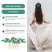 Abaodam Crystal Bride Wedding Hair Comb Rhinestone Bridal Hair Clip Sparkly Hair Piece Gem Hair Accessories for Women and Girls Green - Buy Online on GoSupps.com