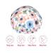 LICFER Flowers Shower Cap - Reusable Double Layer Waterproof Hair Protector for Women with Long Hair 4.3inx10.6in - Buy Online on GoSupps.com