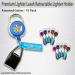 Premium Lighter Leash Retractable Lighter Holder - Assorted Colors - 15 Pack - Buy Online on GoSupps.com