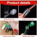 10 Pcs Mini Glass Vials With Spoons Portable Small Pocket Condiment Box Spice Dispenser Bottle Leakproof Storage Bottles Stash Bottle for Outdoor Camping Travel - Buy Online on GoSupps.com