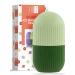 ENTT Reusable Silicone Ice Roller for Face - Sun Burn Relief & De-Puffing Therapy - Food Grade Ice Cube Maker - Green - Buy Online on GoSupps.com