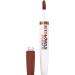 Maybelline SuperStay 24  2-Step Liquid Lipstick  Coffee Edition  Mocha Moves 340 MOCHA MOVES 1 Count (Pack of 1)