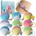 Magic Shell Bath Bomb Gift Set for Kids, 9 Pack Bath Bombs with Little Mermaid for Girls, Organic Bath Bombs with Surprise Inside. 9 Count (Pack of 1)