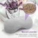 Lavender Aromatherapy Weighted Eye Mask for Hot & Cold Therapy - Relief for Dry Eyes, Puffy Eyes, Migraine, Sinus Pain - Men & Women - Grey - Buy Online on GoSupps.com