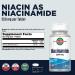 KAL Niacinamide 250mg Tablets - Vitamin B3 Supplement for Skin Health & Energy - Vegan - 100 Servings - Buy Online on GoSupps.com
