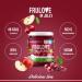 Frulove Sugar-Free Jam - Cherry & Apple | Low Carb 80% Fruit Jelly Spread | Vegan 500g - Buy Online on GoSupps.com