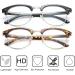 2 Pack Blue Light Blocking Glasses Anti Blue Light Gaming Glasses Retro Fashion Frame Non-Prescription Lens Anti Fatigue Headache Computer Screen Glasses for Women and Men Unisex Round Glasses a1 black Silver + Flower Gold - Buy Online on GoSupps.com