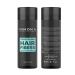 Mimoka scattered hair - heses bare places immediately - 100% natural non -perceptible microfibers - for hair and beard - in powder form for men's and women's hair - gray - 30 gr.