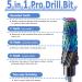 Mesee 5 in 1 Pro Nail Drill Bit 3/32" Shank Tapered Barrel Nail Bit Tungsten Steel Nail File Drill Bit for Manicure Pedicure Acrylic Hard Gel Nails Art Polishing Cuticle Removal - Buy Online on GoSupps.com