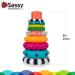 Sassy Stack of Circles Ring Stacker - 10 Piece Set | Unique Playful Toy for Creative Fun - Buy Online on GoSupps.com
