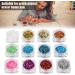 Nail Art Palette Kit - 12 Boxes Geometric Glitter Stickers for DIY Manicure Decoration - Buy Online on GoSupps.com