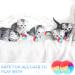 30-Piece Rainbow Tissue Balls for Cats | Soft Plush & Fluffy Kitten Puff Balls | Colorful 3.1 cm Christmas Cat Toys - Buy Online on GoSupps.com