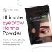 Marie-Jos & Co Henna Eyebrow Dye Light Brown - Spot Coloring, Long-Lasting Powder, Water & Smudge Proof - 5 Sachets (50 Applications) - Buy Online on GoSupps.com
