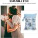Menstruation Pads Storage Bag with Zipper - Sky Blue/Blue Sanitary Napkin Organizer for Women & Girls - International Shipping Available - Buy Online on GoSupps.com