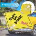 Cobee Baby on Board Car Warning Signs 2 Pcs - 5x5 Safety Car Sign with Double Suction Cups - Reusable Style-B Baby in Car Sticker - Buy Online on GoSupps.com