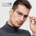 Firmoo Blue Light Reading Glasses 2.5 - Anti-Eyestrain Glare Function - Women's & Men's Gold Tortoise Frames - Buy Online on GoSupps.com