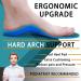 Plantar Fasciitis Arch Support Insoles for Women | Comfort Gel Orthotics for Running Heel Spur Flat Feet | EU 44-46 30cm Green - Buy Online on GoSupps.com