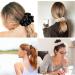 Yunshengmy Scrunchies for Women Premium Velvet Scrunchy for Hair Solid Color Elastic Thick Bands Stylish Scrunchie for Teens Scrunchies for Girls Ponytail Holders - Buy Online on GoSupps.com