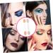 Baluue 50pcs Two-color Eyeshadow Brush Sponge Eyeshadow Brushes Woman Makeup Tools Plastic Handle White - Buy Online on GoSupps.com