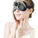 Death Skull Sleep Mask Eye Cover - Adjustable Strap, Blocks Light for Night Travel - Men Women Blindfold for Sleeping - Buy Online on GoSupps.com