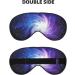 Galaxy Print Unisex Sleeping Eye Mask - Soft Comfortable Light-Blocking Black Eye Mask for Sleep | International Shipping - Buy Online on GoSupps.com