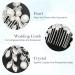 Makone Silver Pearl Flower Wedding Hair Piece for Bride | Bridal Accessories for Women & Girls - Wedding Hair Clips Pearl Comb - Buy Online on GoSupps.com