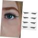 POPETPOP 4 Pairs False Eyelashes Eye Makeup Sticker women wispy eye lashes invisible eye line strip sticker self adhesive eyeliner strip makeup eyelashes soft plastic 3d Adhesive strip 4x1.5cm Blue - Buy Online on GoSupps.com