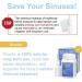 SinuAir Sinus Rinse Salt Solution 200g Bottle - Enhanced Formulation for Nasal Irrigation - Buy Online on GoSupps.com