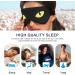 Haskirky Light Blocking Eye Mask - Adjustable Unisex Travel Eye Mask for Deep Sleep and Meditation - Yellow - Buy Online on GoSupps.com