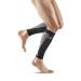 CEP - Men's ULTRALIGHT CALF SLEEVES Black/Grey Size L Breathable compression socks without foot