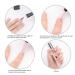 Vetpw 5-Piece Pumice Stone Nail File Set | Double Head Nail Art Polishing Pen & Cuticle Trimmer for Perfect Manicure & Pedicure - Buy Online on GoSupps.com