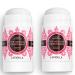 Lavanila Natural Aluminum Free Deodorant 2-Pack Vanilla Grapefruit - The Healthy Deodorant for Men and Women Solid Stick (2 Ounce Each) Vegan Vanilla Grapefruit 2 Ounce (Pack of 2) - Buy Online on GoSupps.com