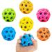 Zcahoo Extreme High Bouncing Ball Meteor Rubber Bounce Ball Stress Relief Toy Cool Tiktok Pop Bouncing Training Ball - Multicolored - Pack Of 6