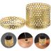 Ultechnovo Moxa Therapy Tool - 30 SCHLASHER SACESTABLATIONS Copper Moxibusky Boxes for Health & Wellness - Circular Network AI-Box Golden - Set of 3 (3.5x3.5cm) - Buy Online on GoSupps.com