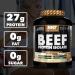 NXT Nutrition Beef Protein Isolate Powder - Caramel Latte Flavor - Paleo Keto Friendly - Dairy & Gluten Free - 1.8kg - Buy Online on GoSupps.com