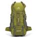 WintMing 75L Hiking Backpack with Rain Cover Waterproof Camping Backpack Shoes Warehouse for Men Women No Internal Frame Olive Green