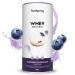 foodspring - Whey Blueberry Cheesecake Protein Powder - With 23g Muscle Growth Protein, Perfect Solubility, Ultra-Filtered and Rich in BCAA and EAA - Delicious Taste (750g)