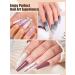 Deciniee Clear Nail Tips 550Pcs - Professional Extra Long Tapered Nail Tips for Acrylic Extensions | 11 Sizes Square False Nails Kit for Salon & Home DIY - Buy Online on GoSupps.com