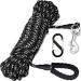 Reflective 65FT Dog Training Lead Rope for Hiking & Walking | Nylon Long Recall Leash with Comfortable Handle - Buy Online on GoSupps.com