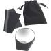 without brand pocket magnifying mirror black