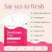 FOMIN Acidified Travel Deodorant Wipes For Women & Men - 30 Count - Patchouli Blossom - pH Balanced Mini Deodorant Travel Size Wipes - Plastic-Free Individually Wrapped Underarm Body Wipes Patchouli Blossom 15 Count (Pack of 2) - Buy Online on GoSupps.com