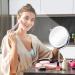 ACOLAR Rechargeable 8in Makeup Mirror with Lights | Double Sided 1x/10x Magnification | 3 Color LED Lighting | USB Charge | Suitable for Bedroom - Buy Online on GoSupps.com