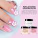 Morovan Acrylic Nail Kit - White Nude Pink Colors Acrylic Powder Professional Nail Kit Acrylic Set for Beginner Acrylic Nail Brush Nail File Nail Extension Nail Carving Home - Buy Online on GoSupps.com