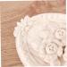GRIRIW Floral Decor 1pc Wall Appliques Onlays Solid Wood Cabinet Onlay Applique Wood Applique European Style Bed Table - Buy Online on GoSupps.com