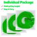 Green Clip-In Hair Extensions for Girls - 17 Inch Colorful Curly Wavy Hair Accessories - 12 PCS Highlight for Parties & Kids - Buy Online on GoSupps.com