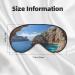 Arch in Mallorca Spain Printed Soft Eye Mask | Zero Eye Pressure Travel & Sleeping Blackout Mask - Buy Online on GoSupps.com