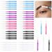 50-Piece Eyebrow Brush Set | 5 Colors Portable Eyebrow Laminating & Eyelash Comb Tools - Perfect for Eyelash Extensions & Lifting - Buy Online on GoSupps.com