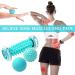 Premium Foot Massage Roller Set 3-Piece - Alleviate Sore Muscles with Innovative Foot Massage Device & Muscle Rollers - Buy Online on GoSupps.com