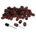 YAOGOHUA 80# Grit Nail Art Sanding Heads Manicure Polishing Grinding Nail Drill Bits Sanding Bands Set